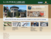 Tablet Screenshot of luckpubliclibrary.org